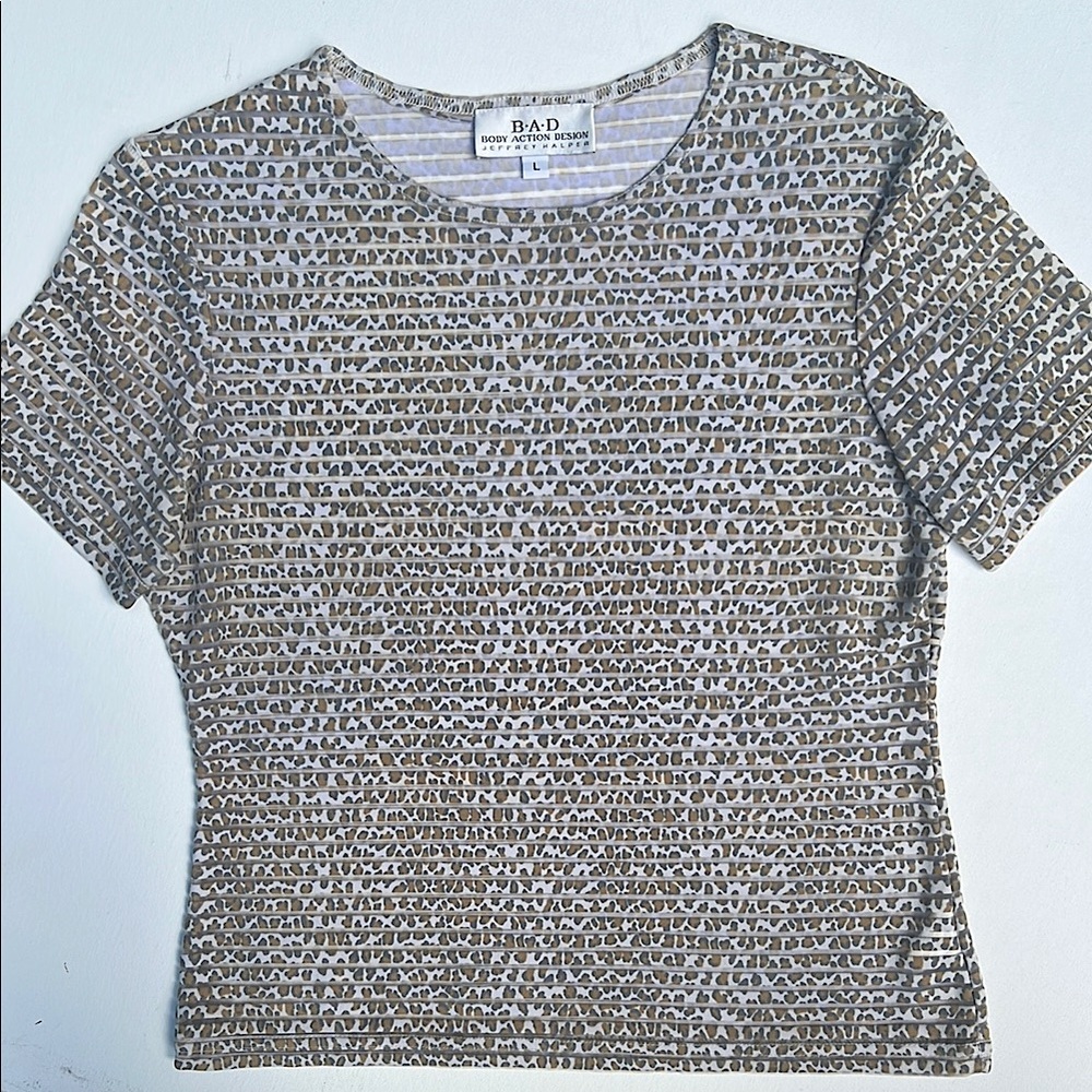 🐆Vtg bodycon B.A.D. top🐆